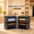 Cloth Storage Box (Pack Of 4)